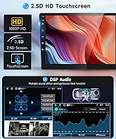 Vista 8 de Para Honda Accord 7th 2003 2004 2005 2006 2007 Android Car Stereo con Carplay inalámbrico/Android Auto 10.1 "Pantalla táctil Autoradio Soporte WiFi