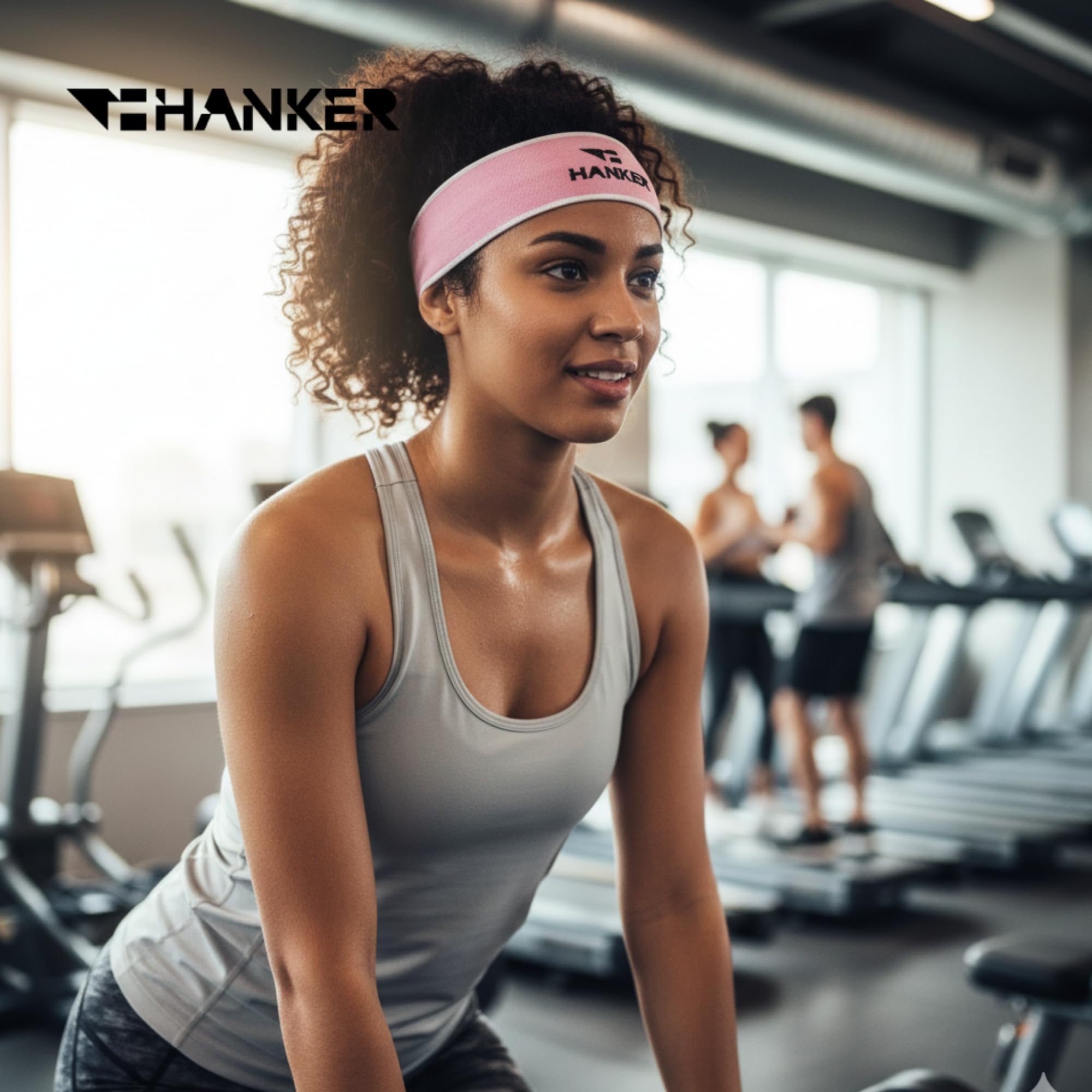 Cinta Pelo Headband Deporte Unisex Transpirable y Antideslizante Diadema Deportiva Ligera para Running Fitness y Trail