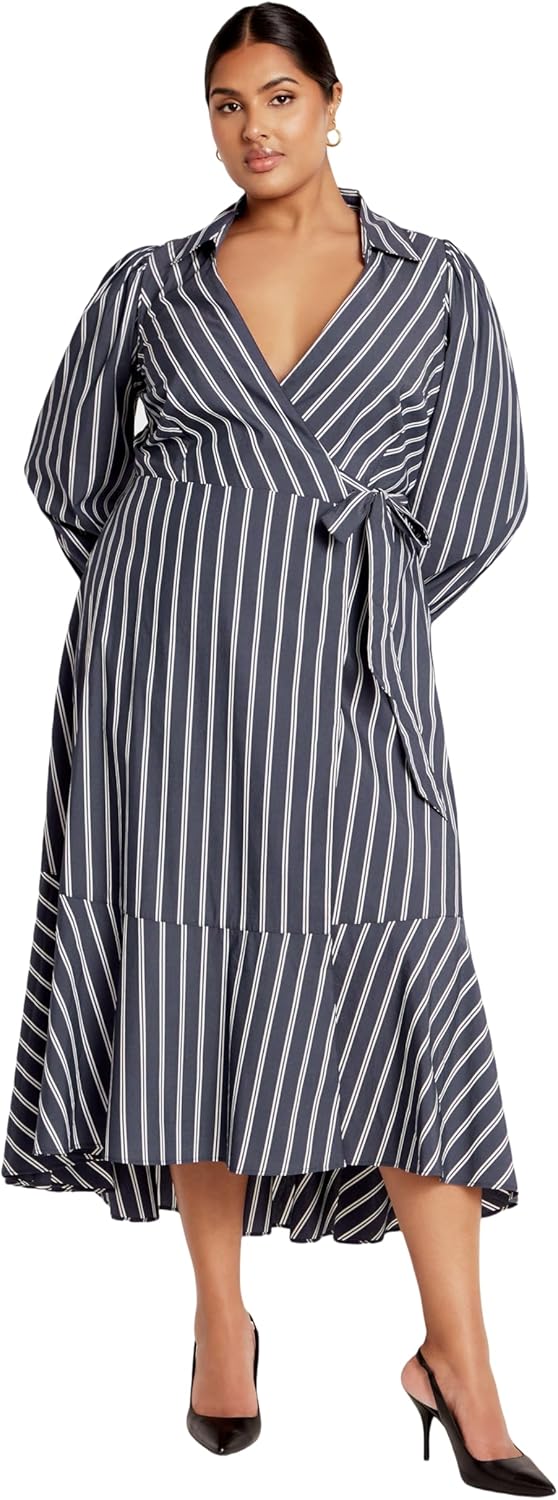 City Chic Womens Dress - Selena Wrap