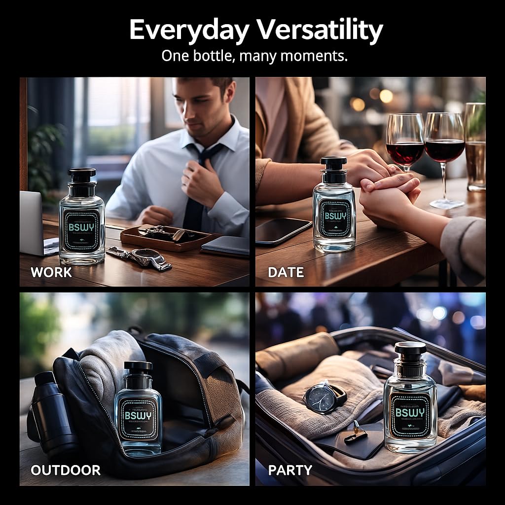 Perfume for Men, Eau de Toilette - Woody & Spicy - Cologne for Men With Citrus, Pepper, Sichuan Pepper, Lavender & Cedarwood | Long-Lasting Versatile Scent 100ml /3.4 fl oz - Image 7