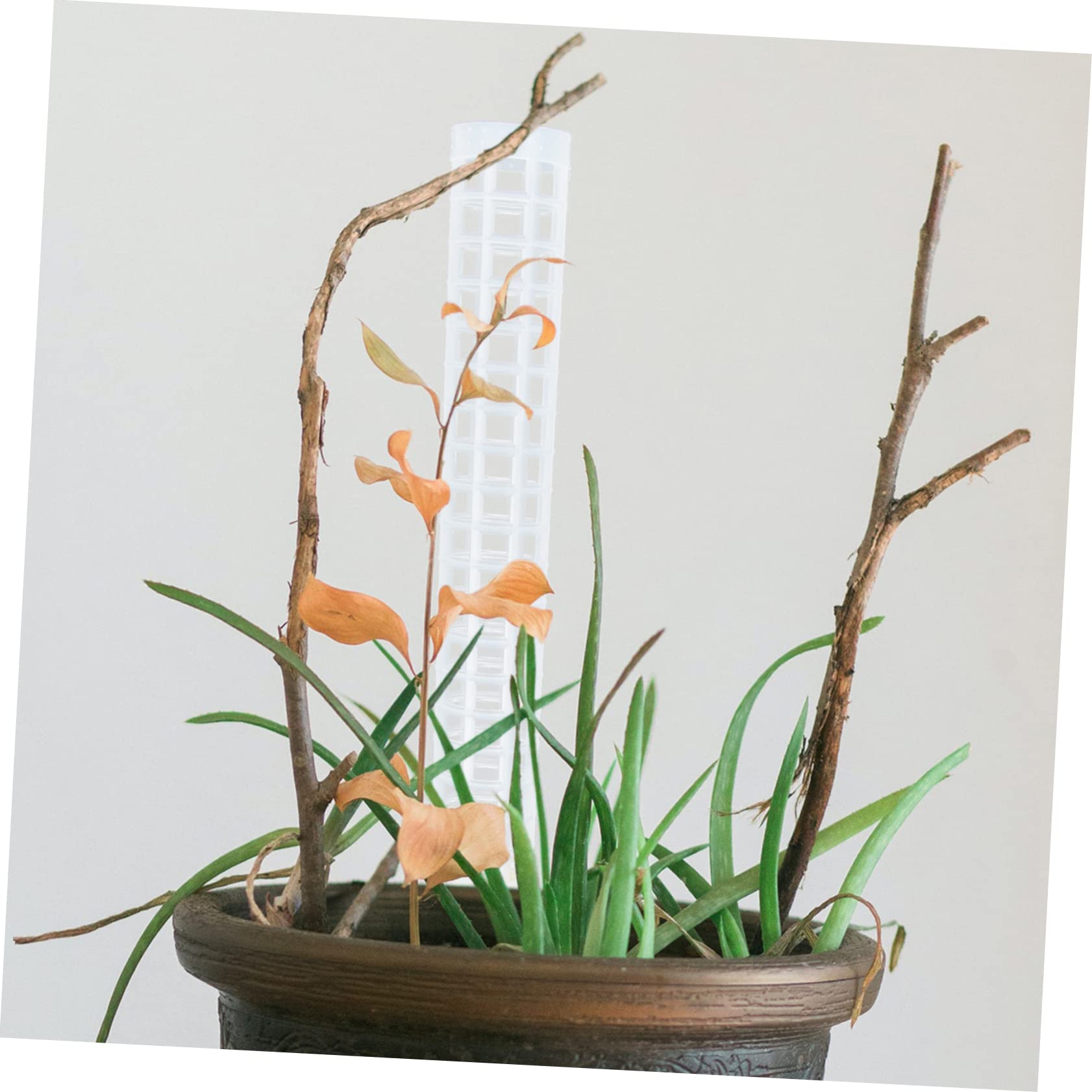Kisangel 4 Ensembles Colonne De Sphaigne Mousse De Sphaigne pour Les Plantes Grand Poteau De Mousse Jardinage Outillage Treillis Jardin Colonne De Mousse d'eau Support De Fleur 4 Pièces * 4