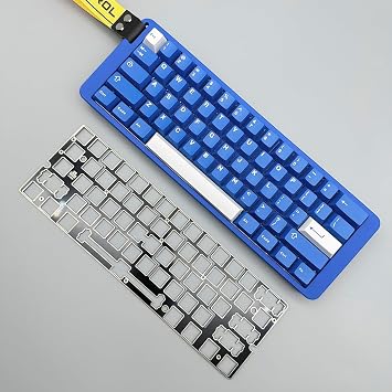 Wooting 60HE Keyboard PC / FR4 / POM/Carbon Fiber Switch Plate (Plate Mount)(Black FR4)