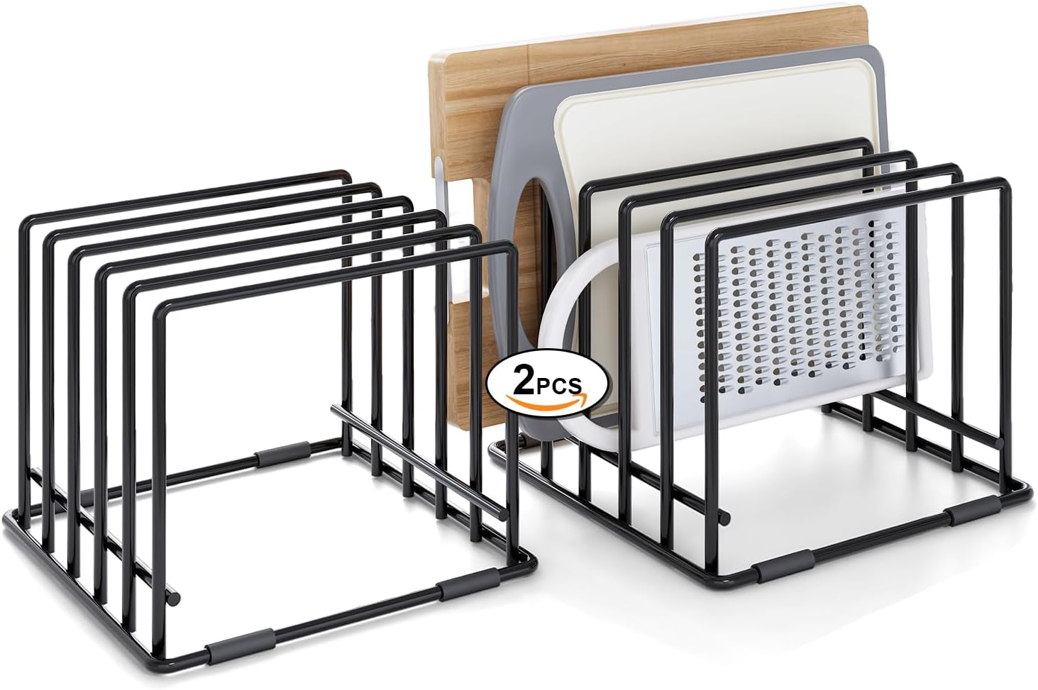 Veepus 2-Pack Cookie Tray Organizer: Scratch-Resistant & Portable Veepus 2-Pack Cookie Tray Organizer: Scratch-Resistant & Portable