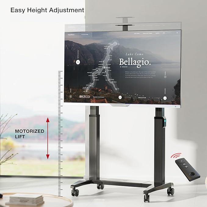 Soporte Móvil Motorizado NB ERGONOMIC A80 para TV hasta 120" miniatura 4