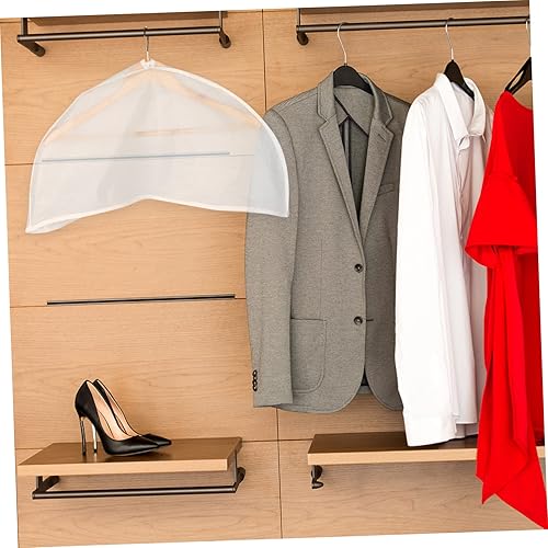 Miniatura 6 de CHILDWEET 5 piezas más gruesas transparentes para ropa, bolsas de traje para almacenamiento, protector de armario, fundas de ropa, suministros para