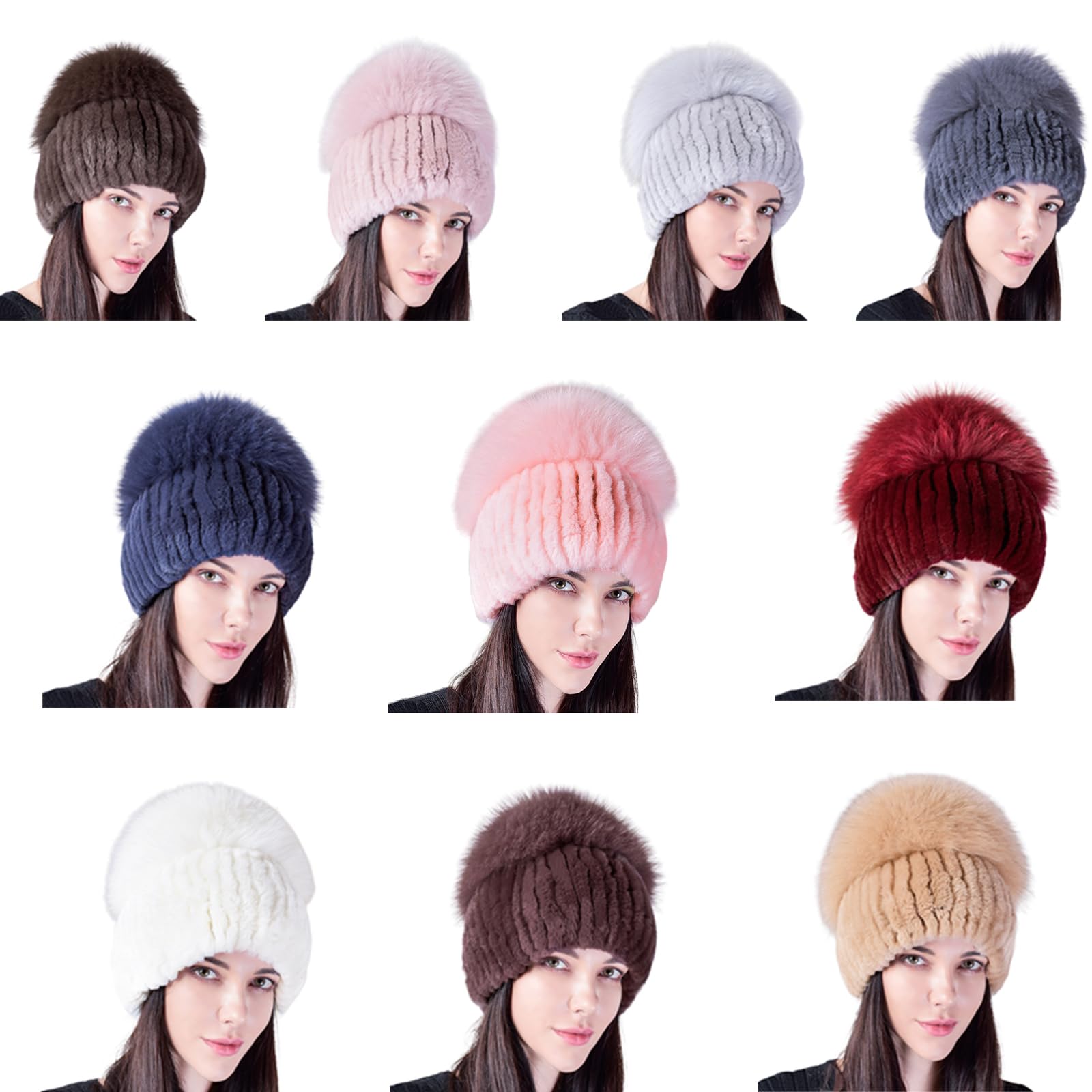 Gorro grueso resistente al viento, sombrero de punto vintage