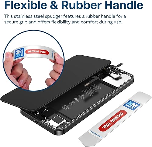 Miniatura 6 de MMOBIEL Kit de herramientas de reparación profesional Spudger de 3 piezas compatible con reparaciones en, por ejemplo, iPhone, iPad, portátil,