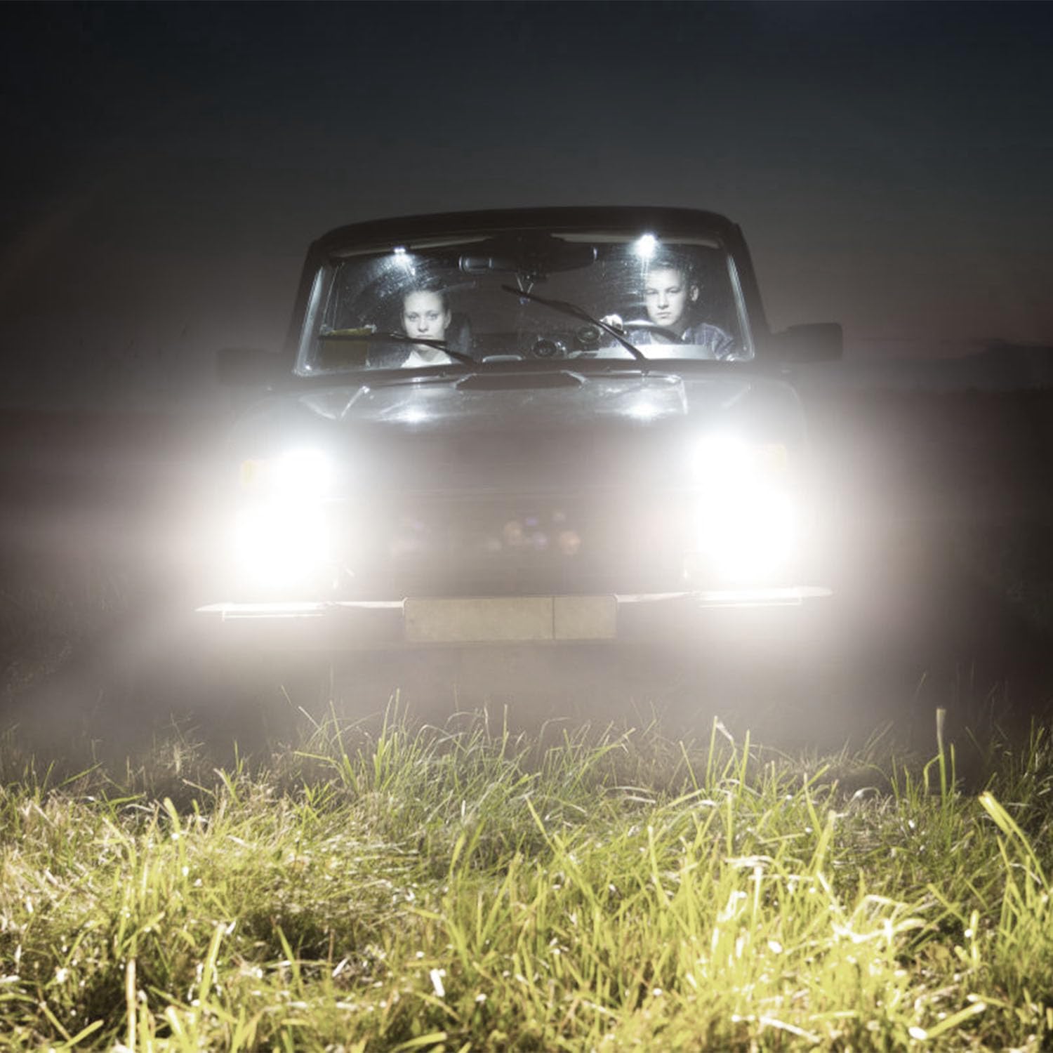 7 Inch Led Headlight, 60W Round Headlight with DRL/Turn Signal Lights/High Beam/Low Beam, Compatible with Jeep Wrangler TJ JK CJ with H4 to H13 Adapter, 2PCS