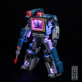 Remote Control Led Light Set Compatible with Lego 10358 Soundwave No Model, Decoration Lighting Set Compatible with Lego Soundwave 10358 Creative Toys