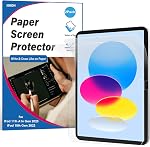 2 PACK Paperfeel Screen Protector for iPad 11th A16 2025 &10th Generation 2022(10.9 Inch), XIRON Matte PET Film for iPad 11th/10th Gen, Face ID Compatible, Anti-Glare Screen Protector, Write and Draw Like on Paper