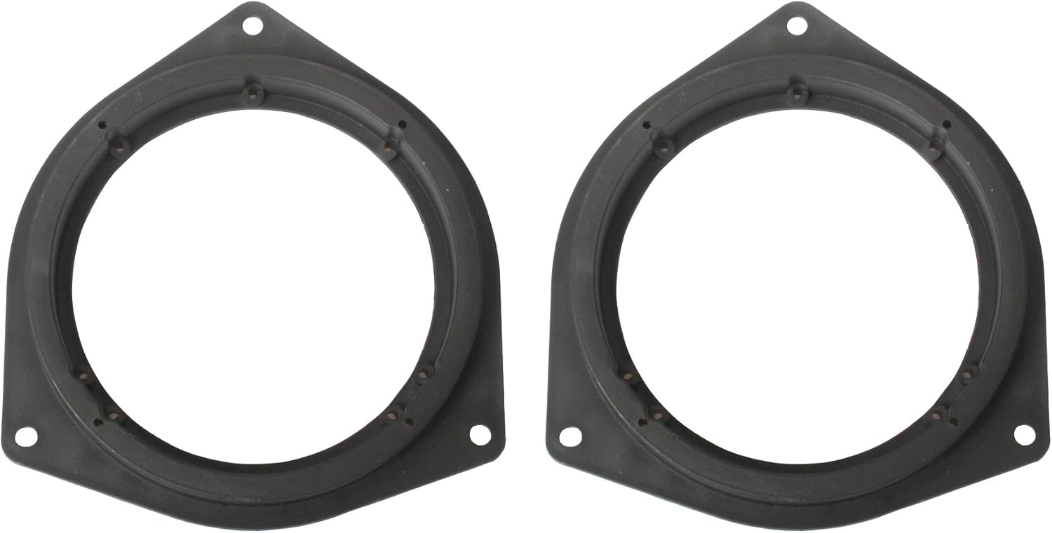 REAMTOP 6.5" Aftermarket Plastic Black Speaker Adapter. Fitted for Toyo ta Avalon Corolla, Highlander, Prius, RAV, Solara
