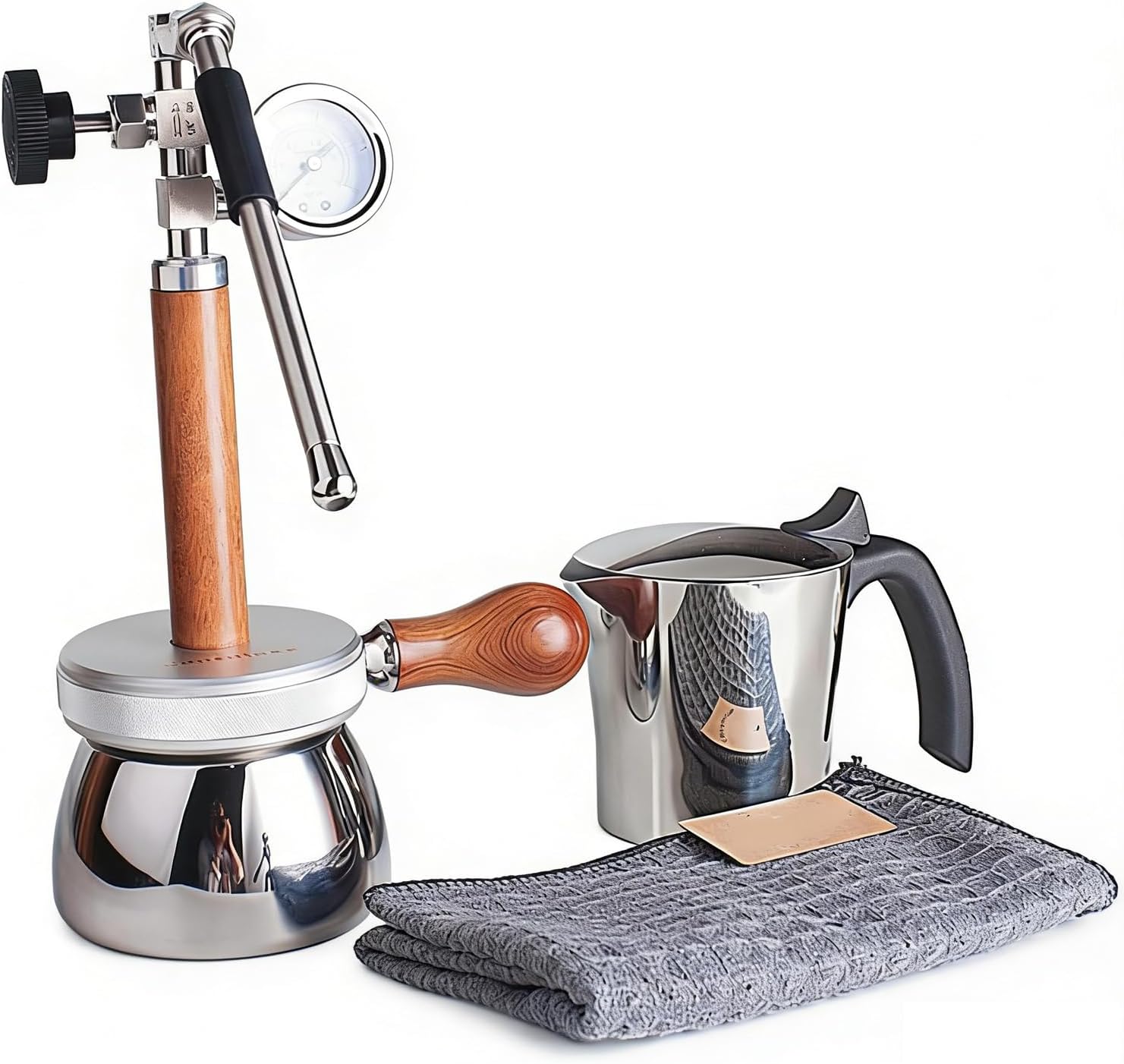 Outdoor Steam Milk Frother, Milk Frother and Steamer, Pneumatic Coffee Machine, Latte Art Tool for Making Milk Foam. (M2)