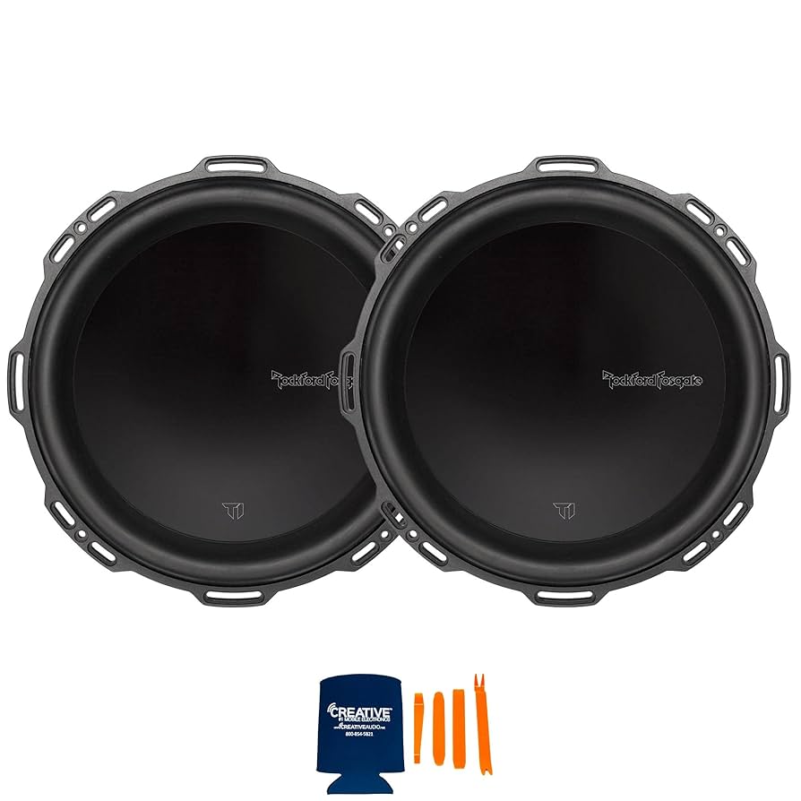 Rockford Fosgate 12インチウーファー 2個セット Amazon.co.jp: Rockford Fosgate 2 T1D412 パワーシリーズ T1 12