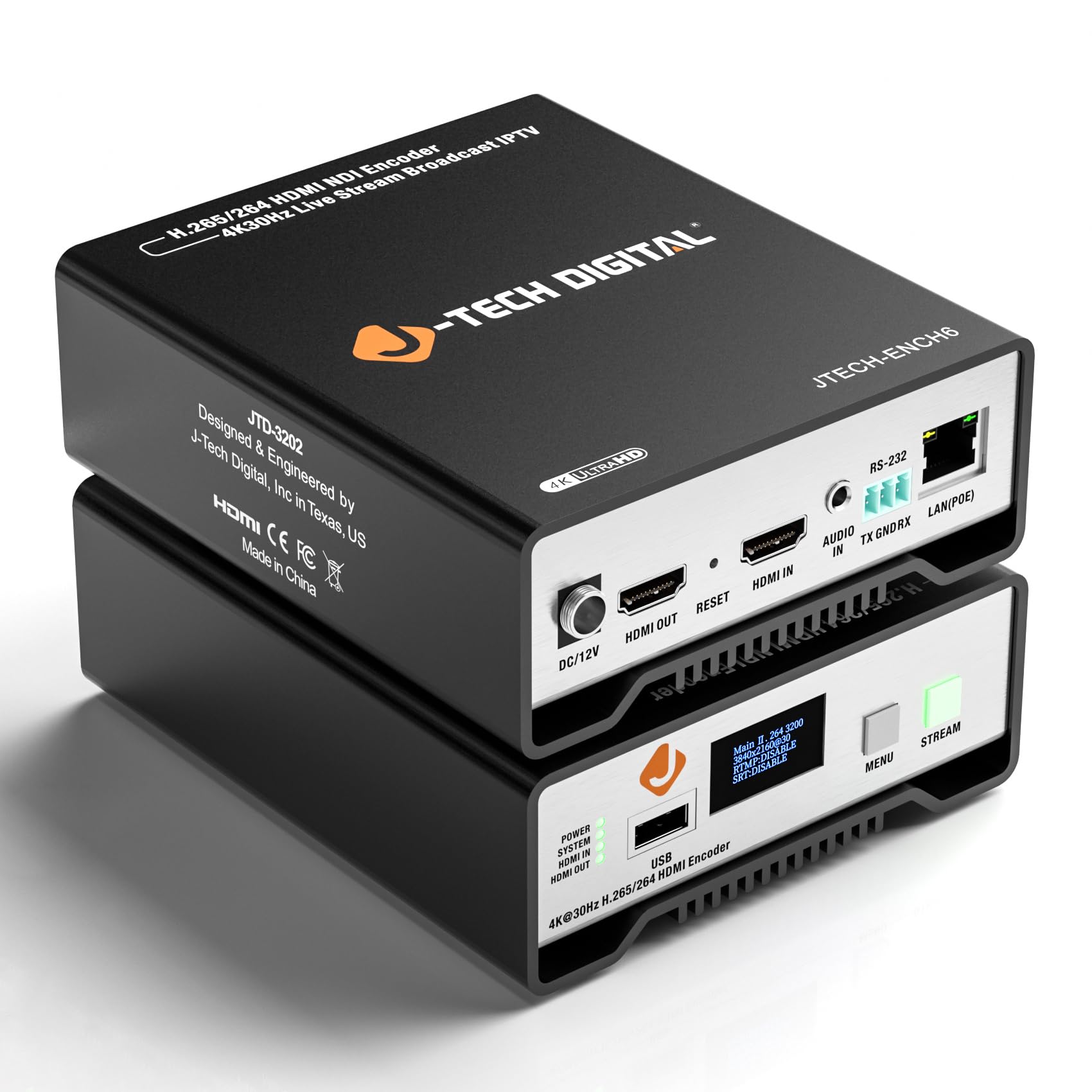 Amazon.com: J-Tech Digital HDMI Encoder with NDI 4K 30Hz H.264 H