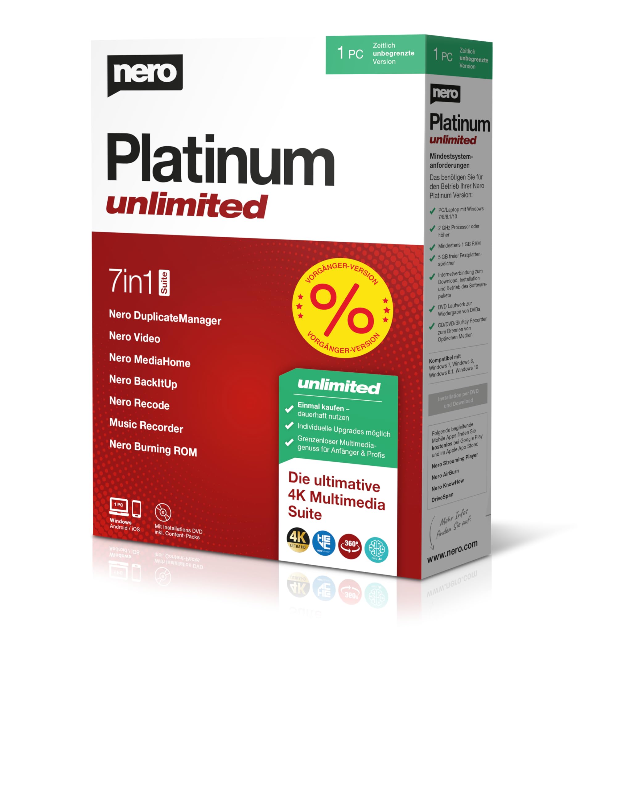 Nero Platinum Unlimited - Version 2020