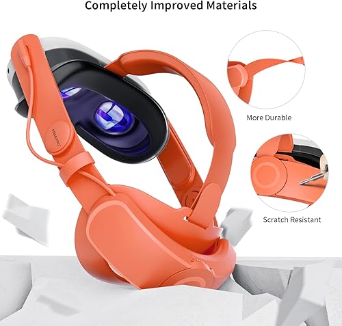 Miniatura 7 de ANNAPRO Battery Head Strap for OculusMeta Quest 3, Elite Strap with 6500mAh Battery for Quest 3 Accessories, Enhance Comfort and Extend Playtime,