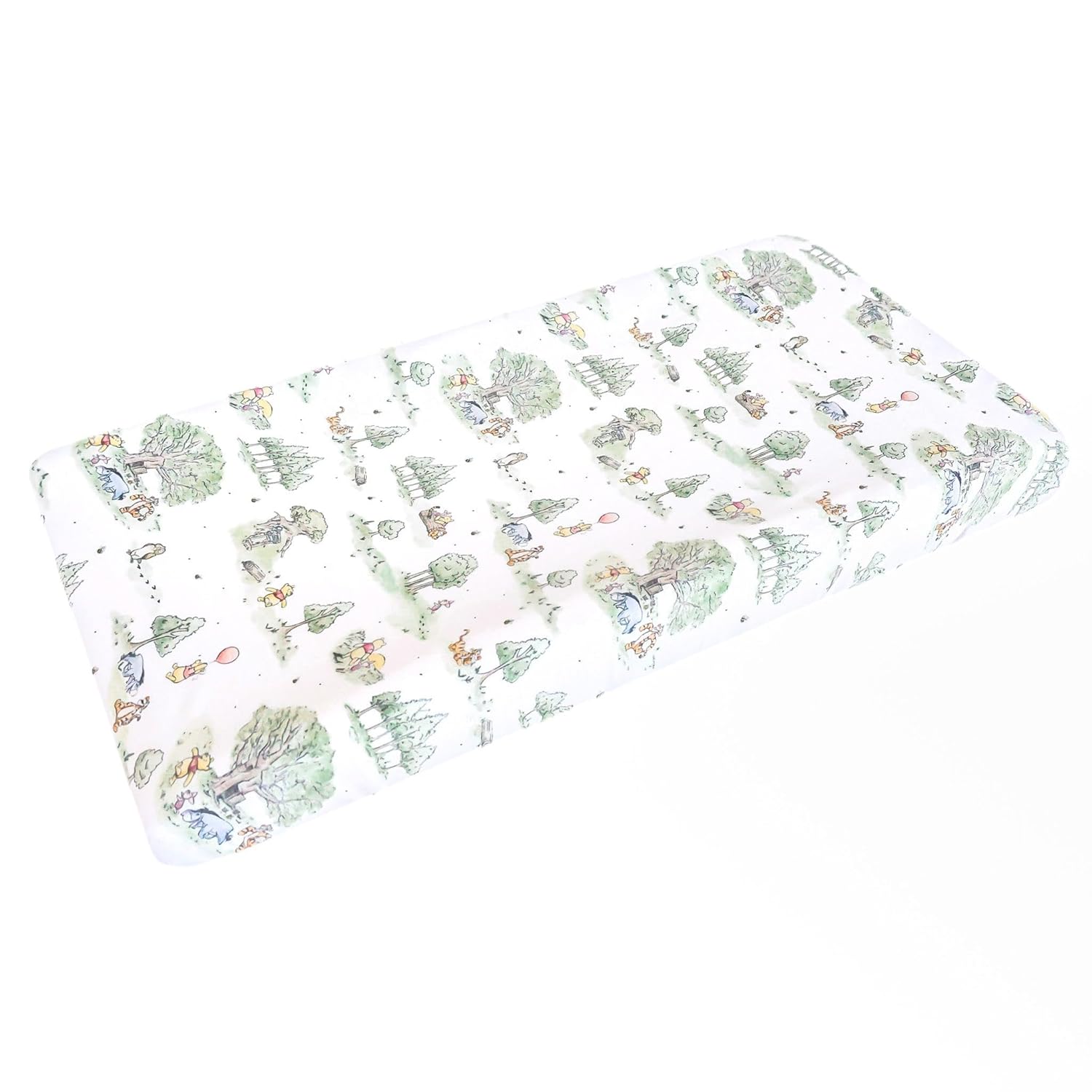 Premium Diaper Changing Pad Cover Hundred Acre Wood by Copper Pearl