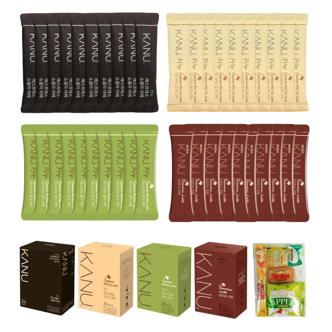 Amazon.co.jp: 韓国ラテ 韓国コーヒー 詰め合わせ 飲み比べセット 韓国