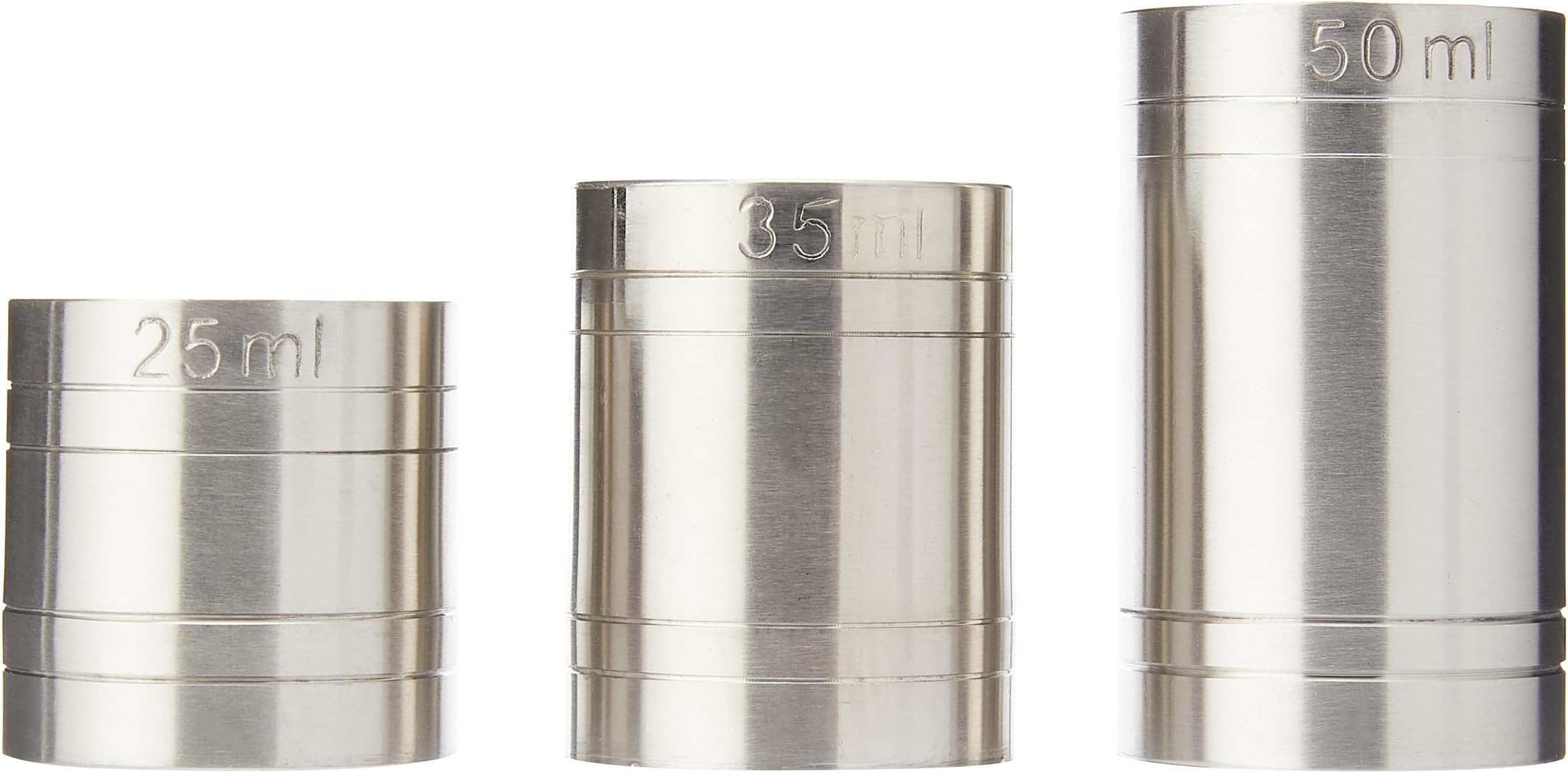 Beamount THIM3 Thimble Bar Measures Bundle Set, Stainless Steel, Silver, 10 x 10 x 5 cm