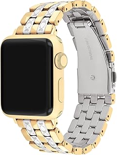 Coach Apple Watch Strap, Compatible with Apple Watch 38mm, 40mm, 41mm, Interchangeable Band, Create Your Unique Style