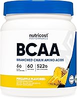 Vista 17 de Nutricost Polvo BCAA (Mango Naranja, 60 Porciones) - Relación Óptima 2:1:1, Sin Gluten, Sin OMG, Vegetariano