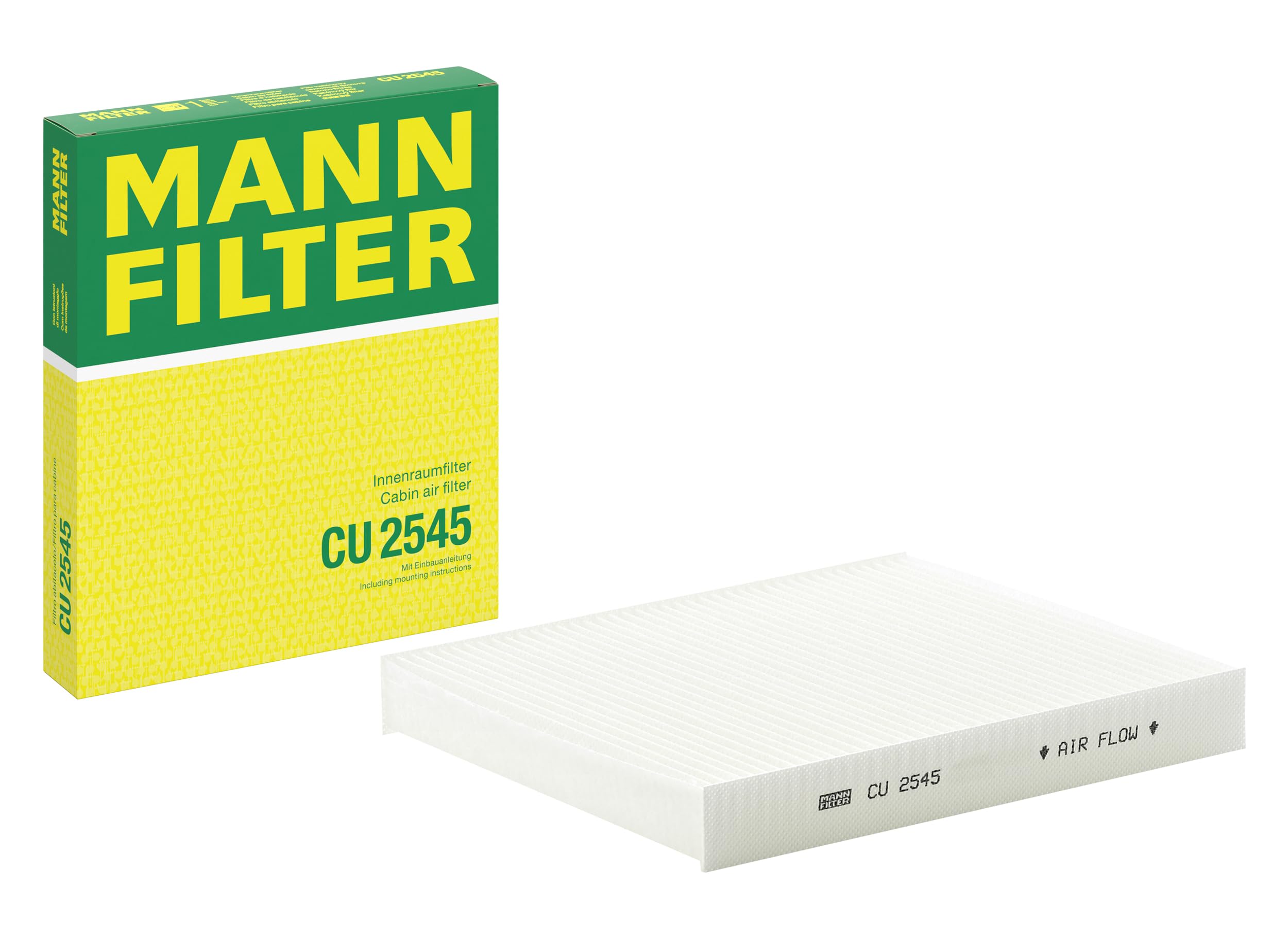Cabin Filter CU2545 MANN 4638300018 6Q0819653 A4638300018 6Q0819653B 6Q0820367