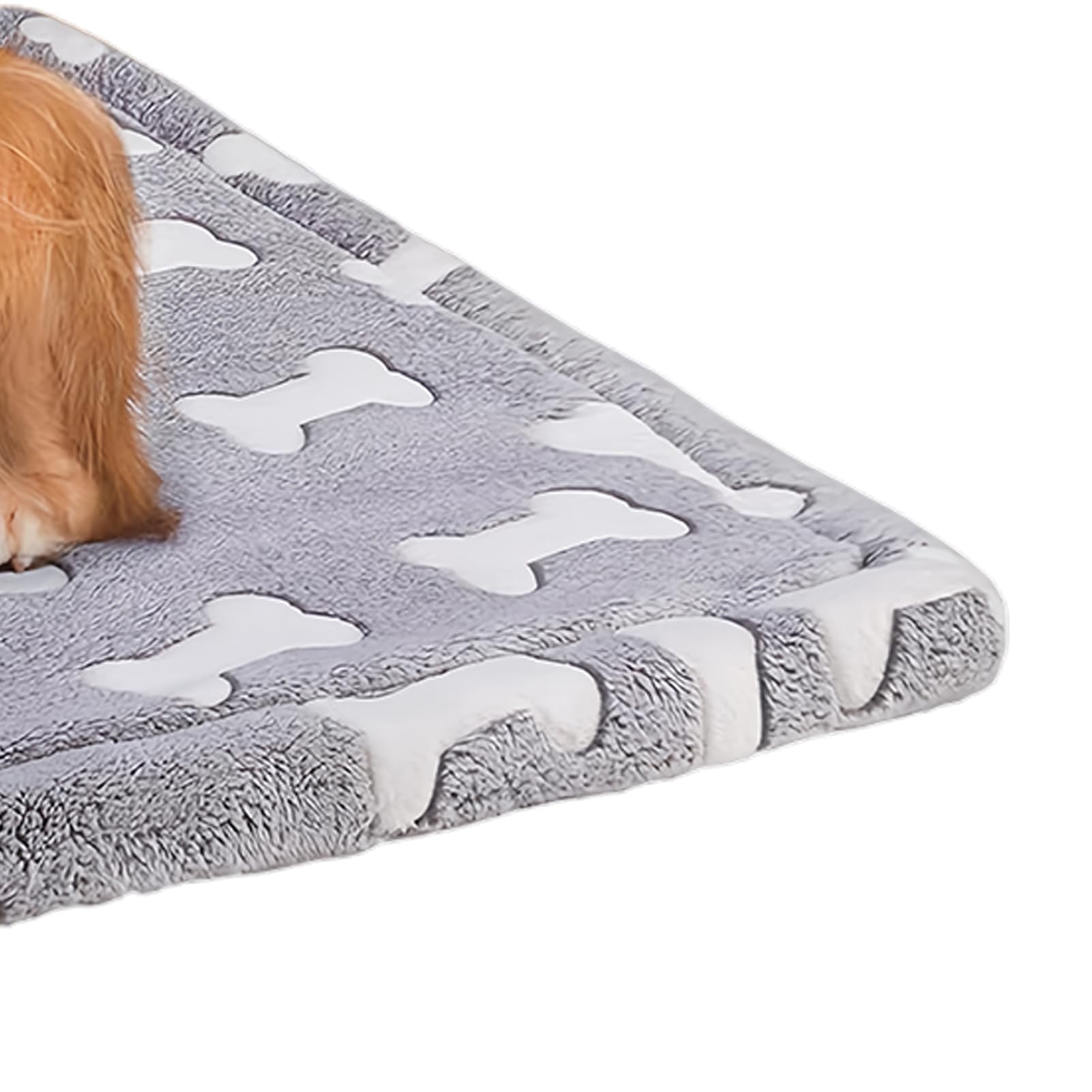 Tapis de lit pour Chien – Housse Lavable, Tapis pour Animaux en Mousse à mémoire de Forme, imperméable, Base antidérapante et Doublure Lavable Amovible | Confortable pour Le Sol pour Les Chiens de