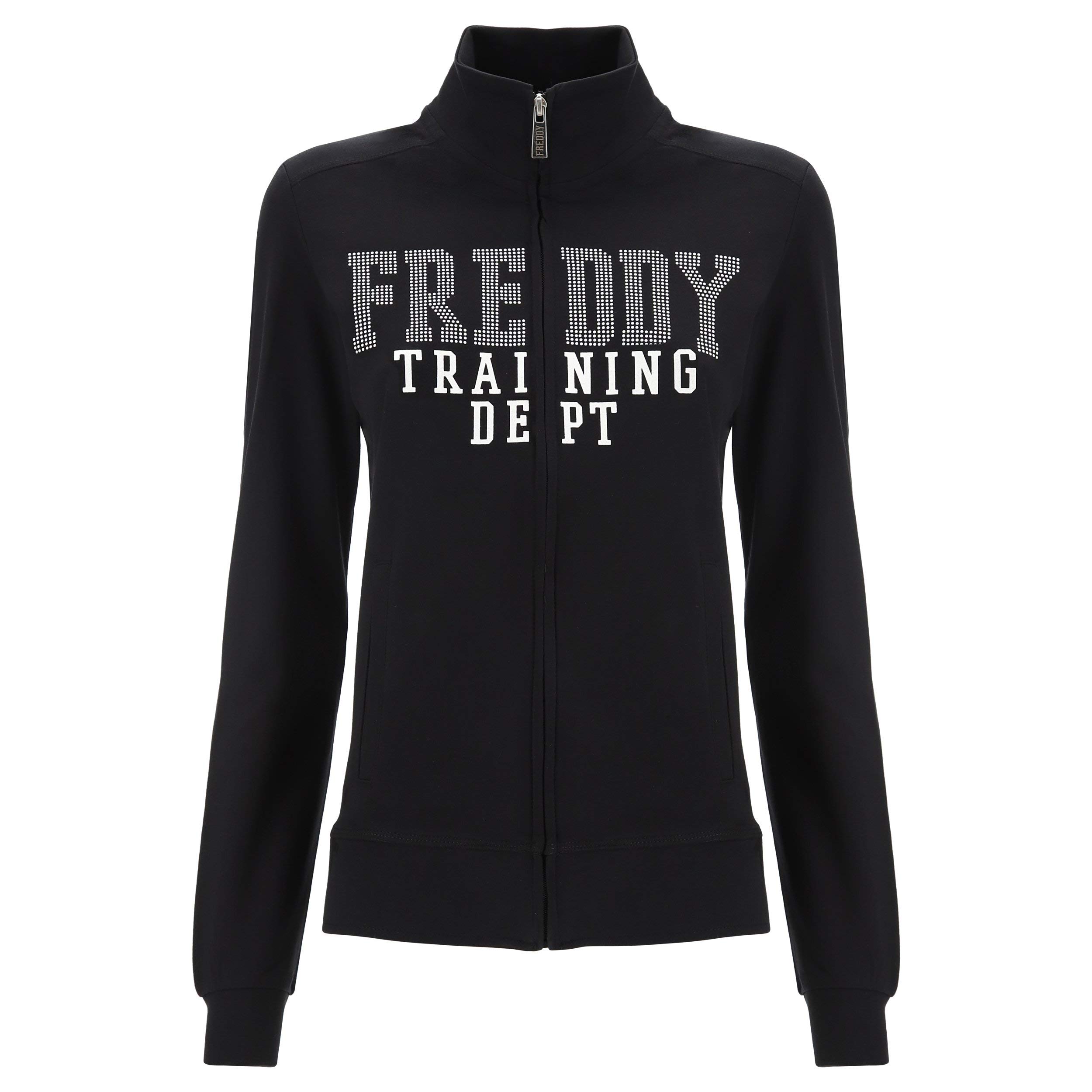 BOSS - Felpa In Terry Di Cotone Con Zip E Targhetta Con Logo - Nero - Foto 6