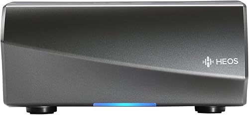 Denon HEOS LINK Pre-amplificador inalámbrico (negro y bronce).