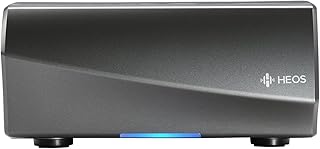 Denon HEOS Link Wireless Pre-Amplifier For Multi-Room Audio - Series 2 (New Version), Amazon Alexa Compatibility, Powered Subwoofer Connection, Black with Silver, 2.91 x 6.14 x 5.83