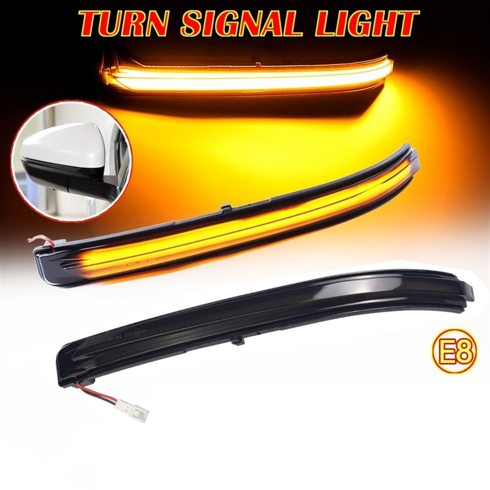 intermitentes laterales Compatible Con Citroen Para C5 Para Aircross 2017 2018 2019 2020 2021 Luces Señal De Giro Coche Indicador Espejo Retrovisor Luz De Marcador Lateral Intermitente De Coche