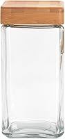Vista 10 de Anchor Hocking - Tarros apilables con tapa de bambú
