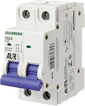 Disjuntor Bipolar Curva C, Alumbra, ALBR 3 39345, Branco