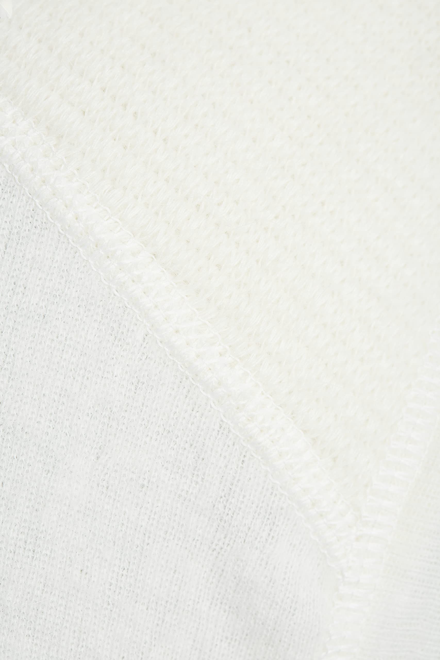 con-ta Schulterwärmer, Winterunterwäsche bei Gelenkschmerzen & Verspannungen, warme Wäsche aus Angora, unisex, in Wollweiß, zertifizierte Angorafasern, hohe Formbeständigkeit Größe: S - XL