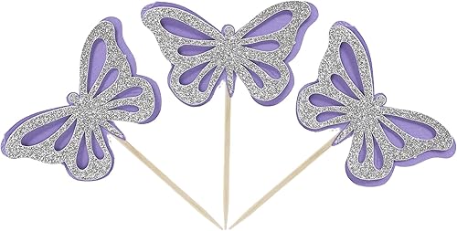 Miniatura 5 de Decoración de confeti con mariposa 3D hecha a mano, decoración de pastel de mariposa para niñas y mujeres, decoraciones de fiesta de cumpleaños