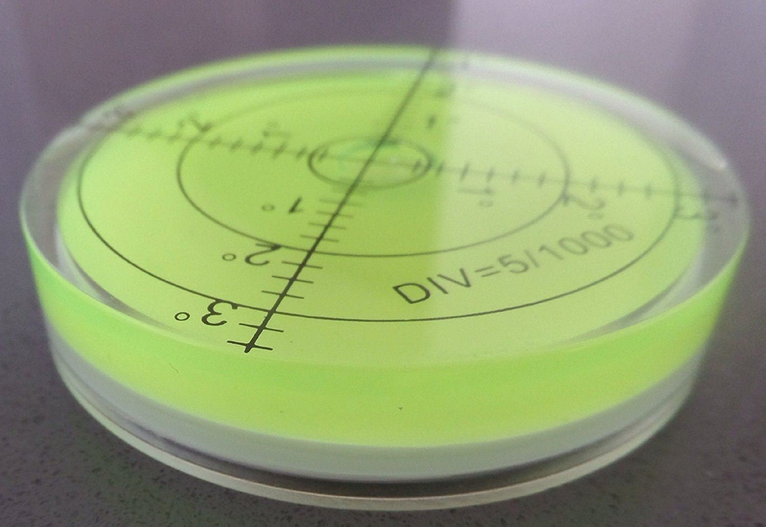 Niveau à Bulle Large En Acrylique (aqueouse Vert) 66mm