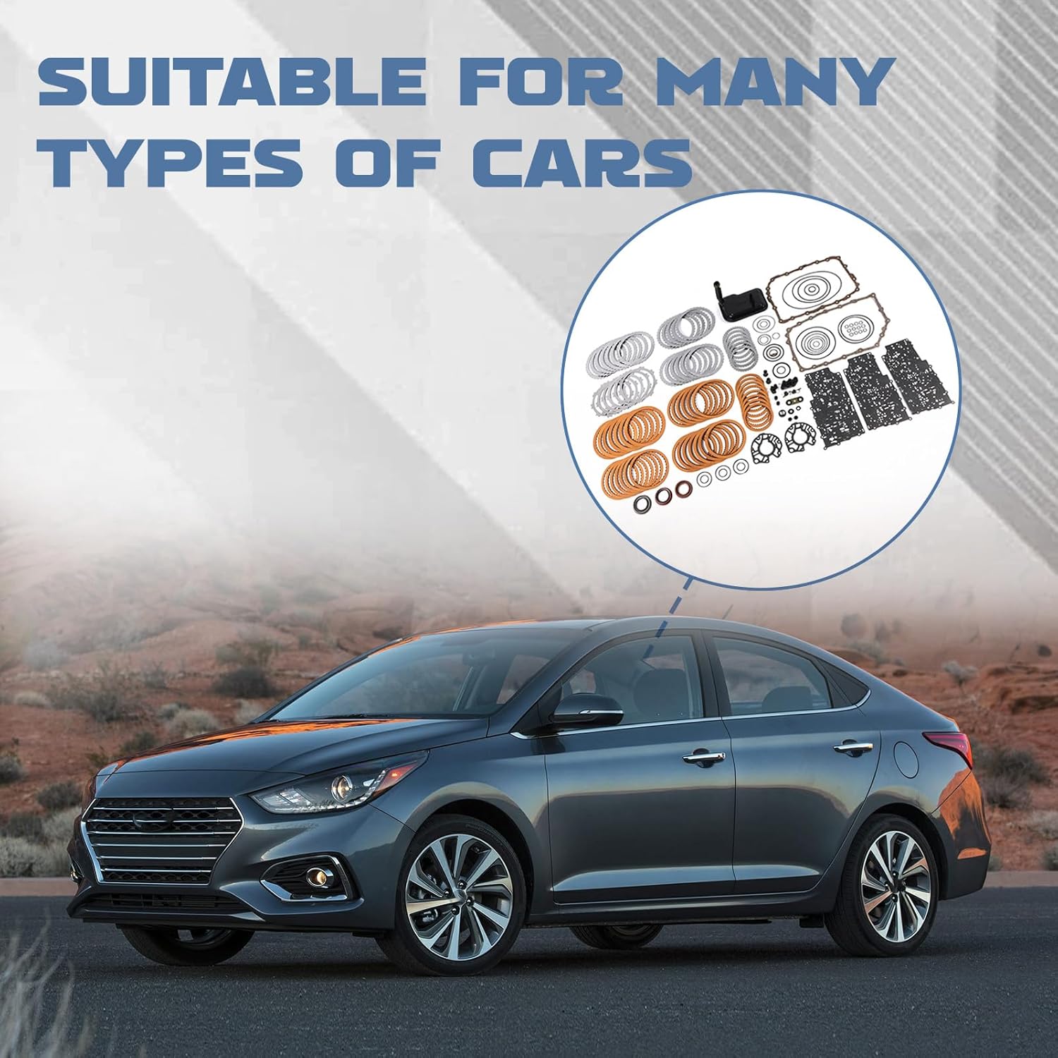 6L80 6L90 Transmission Master Rebuild Overhaul Kit 6-Speed - Fits for 2006-UP Escalade Silverado Suburban Express 1500 2500 3500 Savana Sierra Yukon Replace OE 6L90E 6L80E