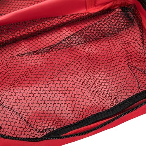 Miniatura 7 de Bolsa de primeros auxilios roja vacía de rescate de viaje, almacenamiento de primeros auxilios, bolsa compacta de supervivencia para medicamentos