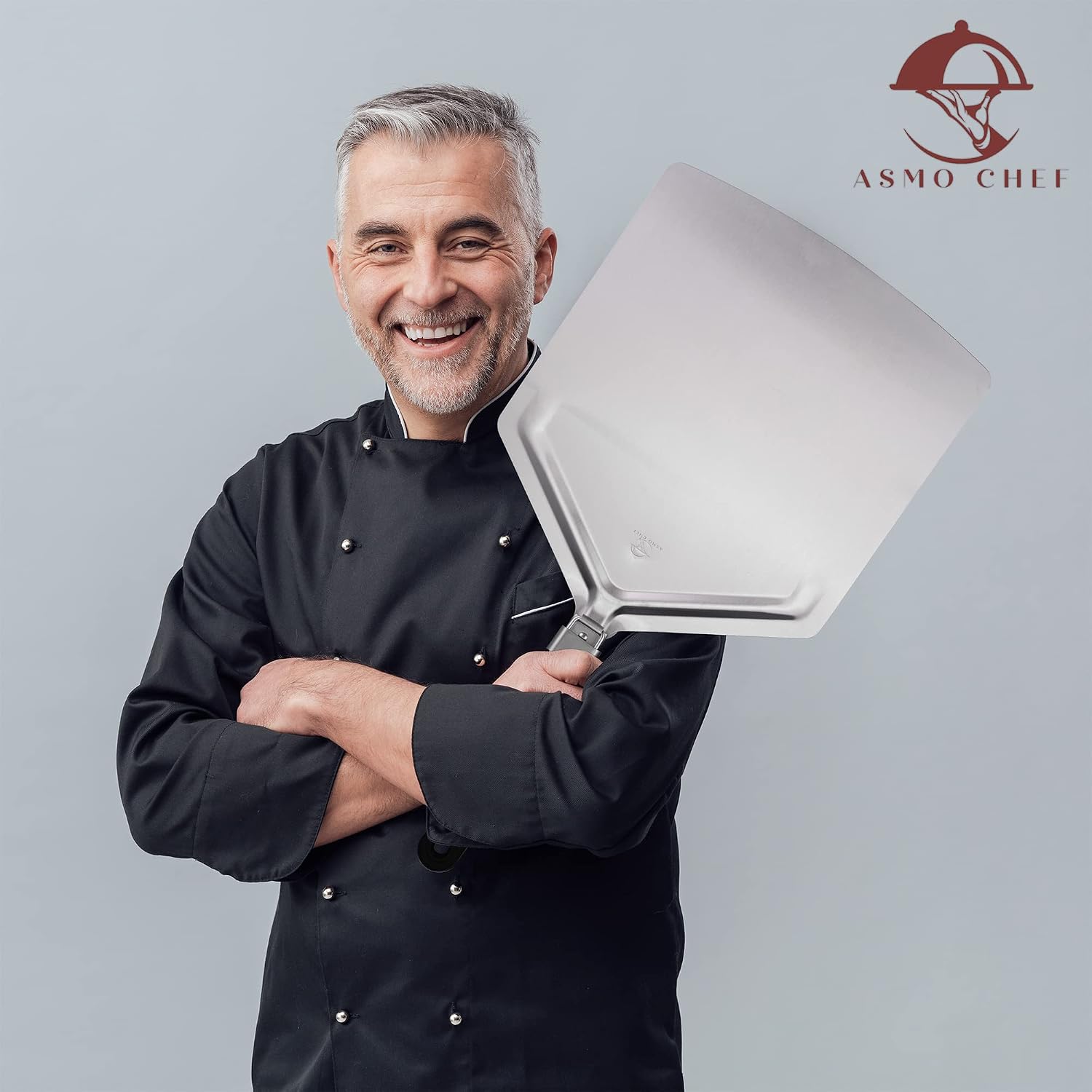 Pizza Peel 13” x 16” Extra Large Pizza Paddle with Foldable Stylish Long Handle Easy for Baking Pizza, Perfect for Home and Commercial Use