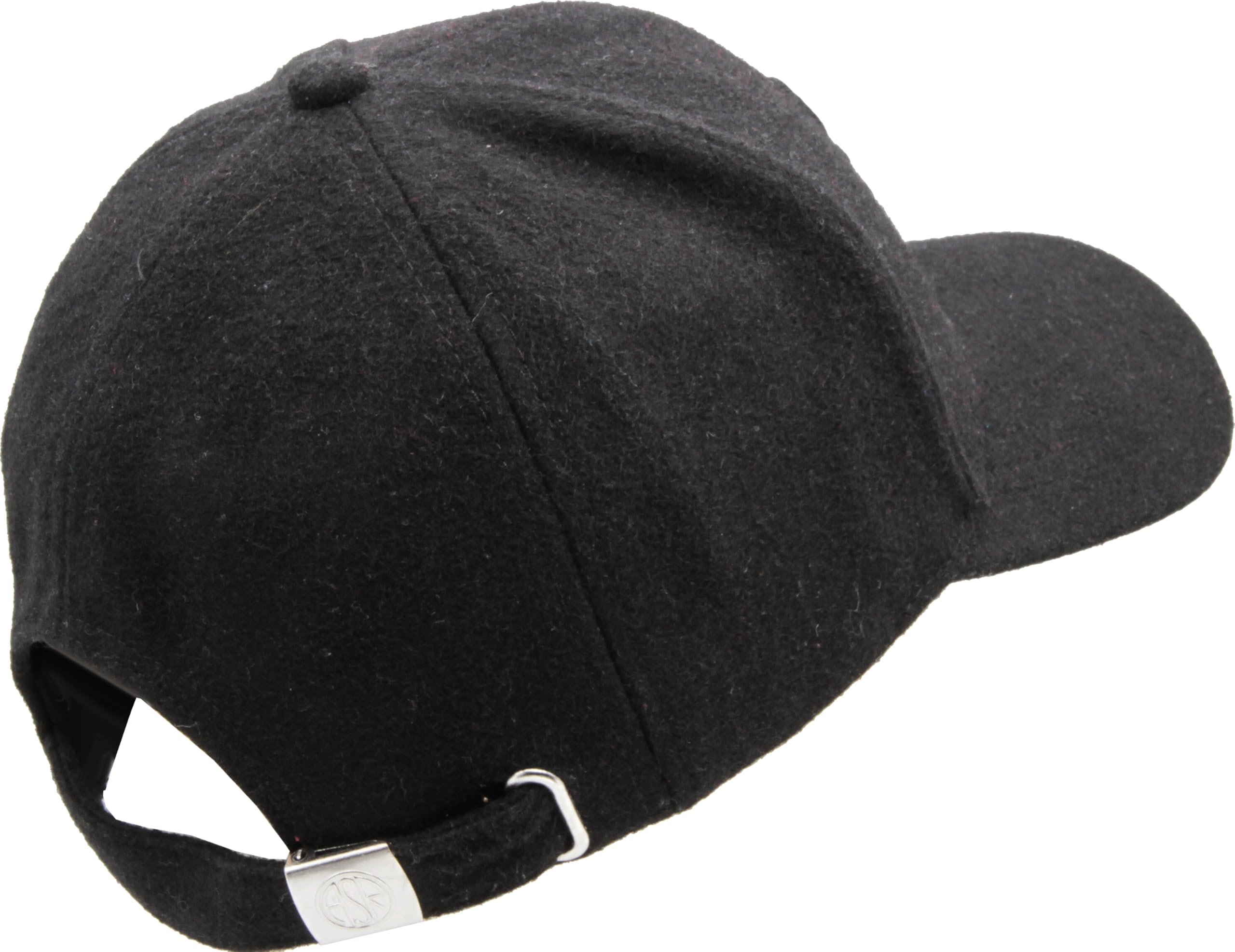 IMMA Cappelli AS Roma Nero Berretto Baseball Unica Taglia