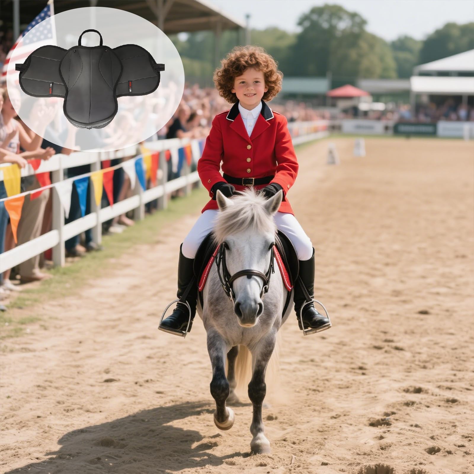 SillíN Western, Silla De Montar Junior Silla De Montar Americana Caballo De Doma CláSica Silla De Montar Occidental Silla De Montar De Truco Silla De Carreras, Para Diversas Competiciones Ecuestres