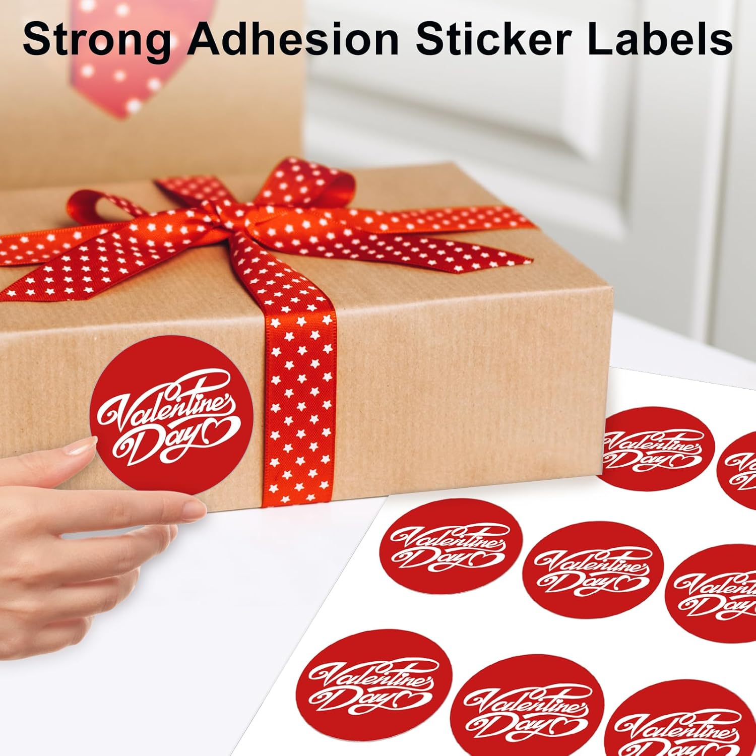 Shipping Address Labels 2.5 Inch Round White Sticker Labels for Laser & Inkjet Printers,Adhesive Mailing Labels,Label Stickers Adhesive Label(10Sheets,90Labels) - Image 7