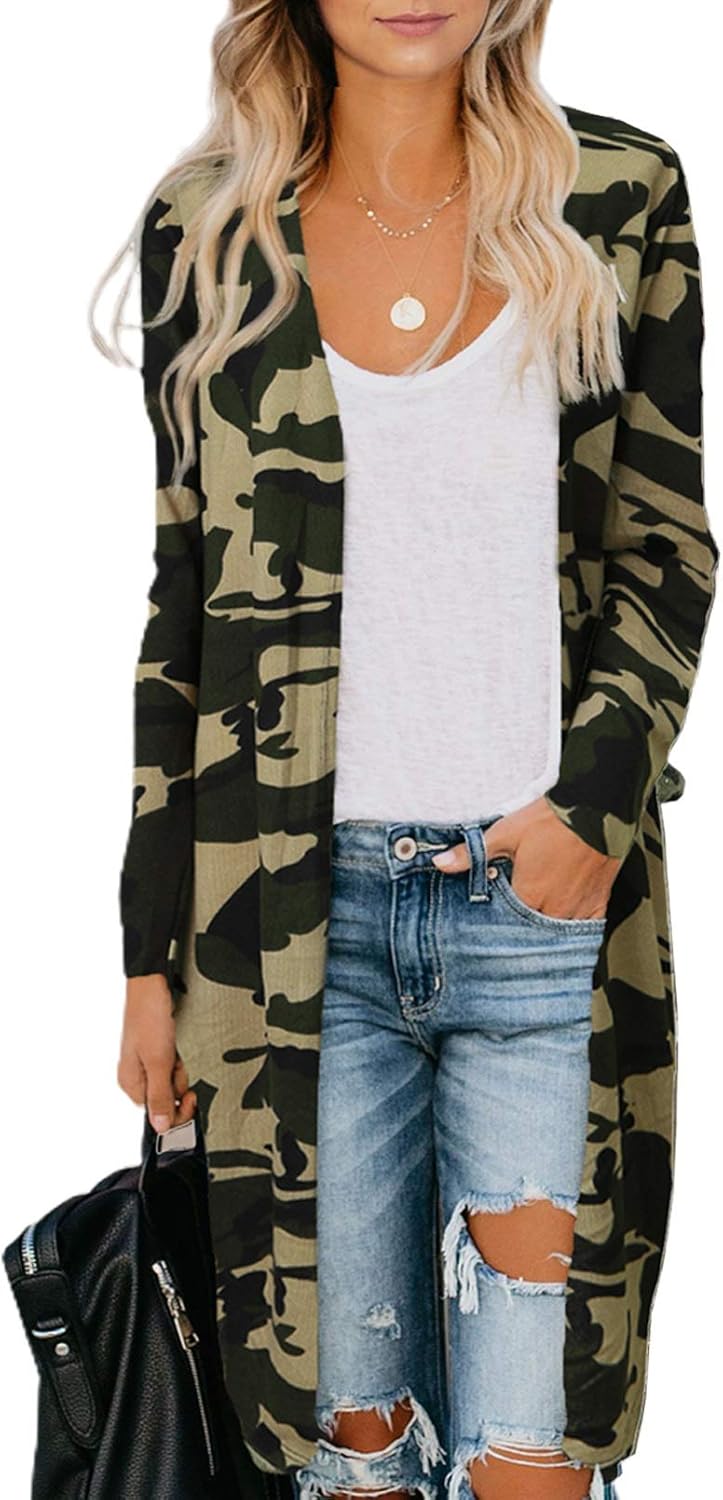 Dokotoo Womens 2023 Fashion Casual Open Front Printed Cardigans Sweaters Thin Coats Jackets Outerwear Dokotoo Womens 2023 Fashion Casual Open Front Printed Cardigans Sweaters Thin Coats Jackets Outerwear