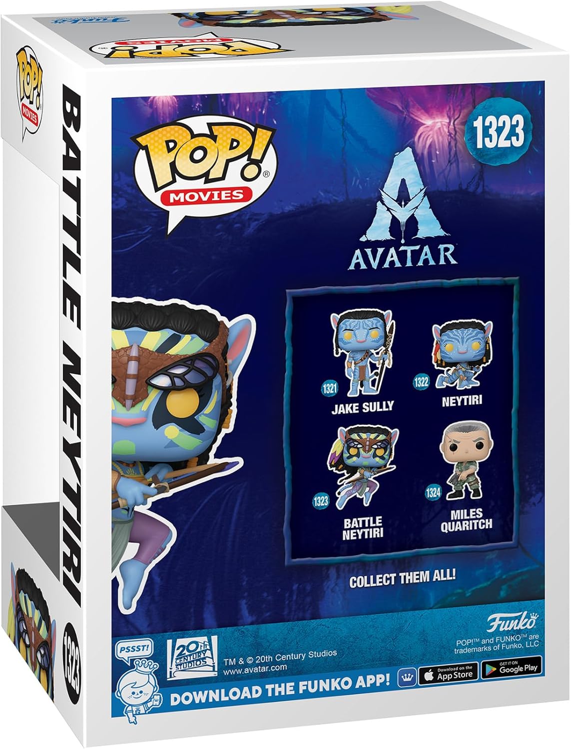 Funko POP! Movies: Avatar - Neytiri - (Battle) - Avatar: The Way of Water - Collectable Vinyl Figure - Gift Idea - Official Merchandise - for Kids & Adults - Movies Fans - Model Figure for Collectors