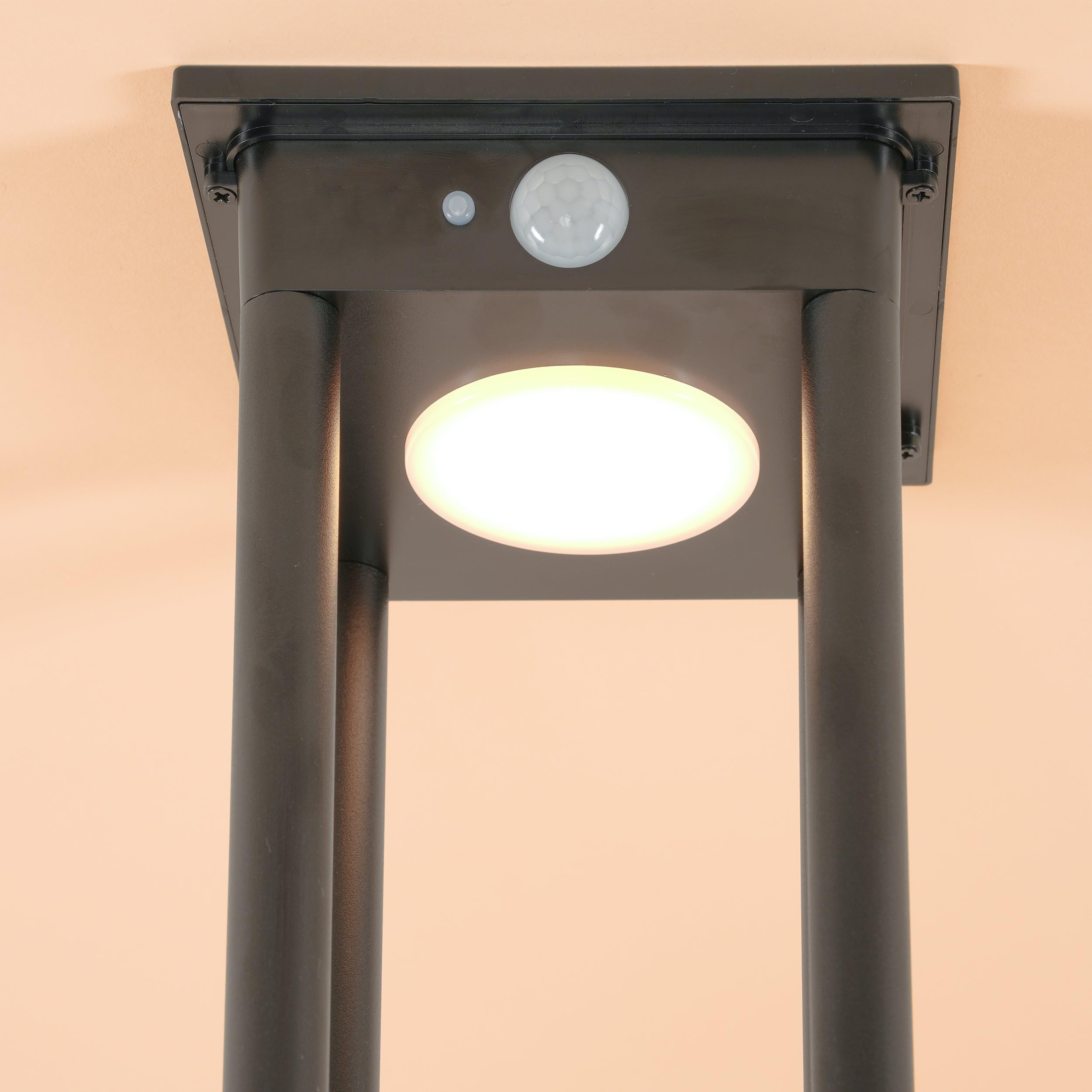 Esotec Solar Laterne Standleuchte Wegeleuchte Termoli 66, PIR, ALU 102757