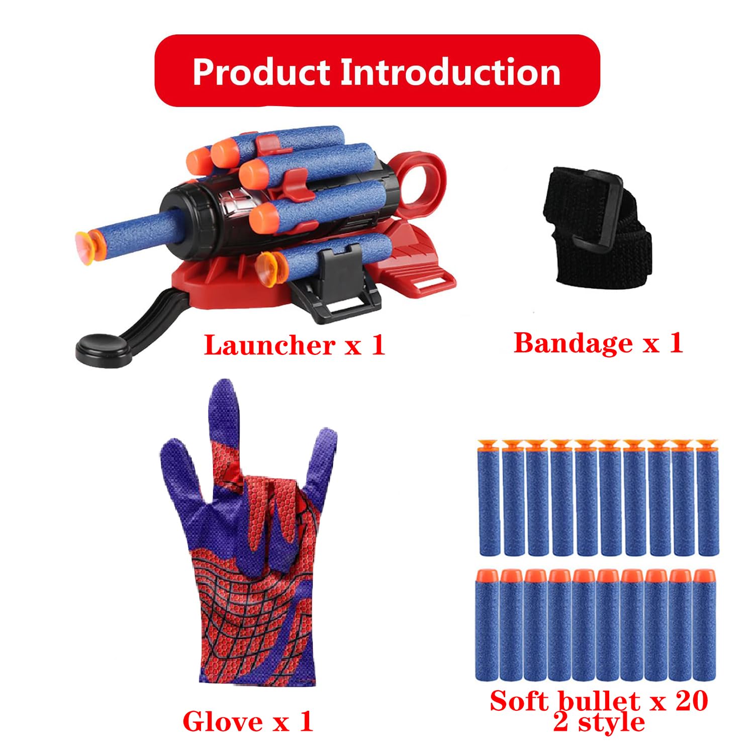 Spider Web Shooter Spider Gloves Web Shooter Toy Spider Kids