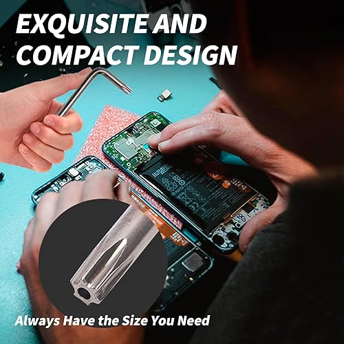 Miniatura 4 de Juego de llaves Torx de 8 piezas, juego de llaves pequeñas estrella T5-T20, micro llaves de acero Cr-V, herramientas hexagonales Torx para