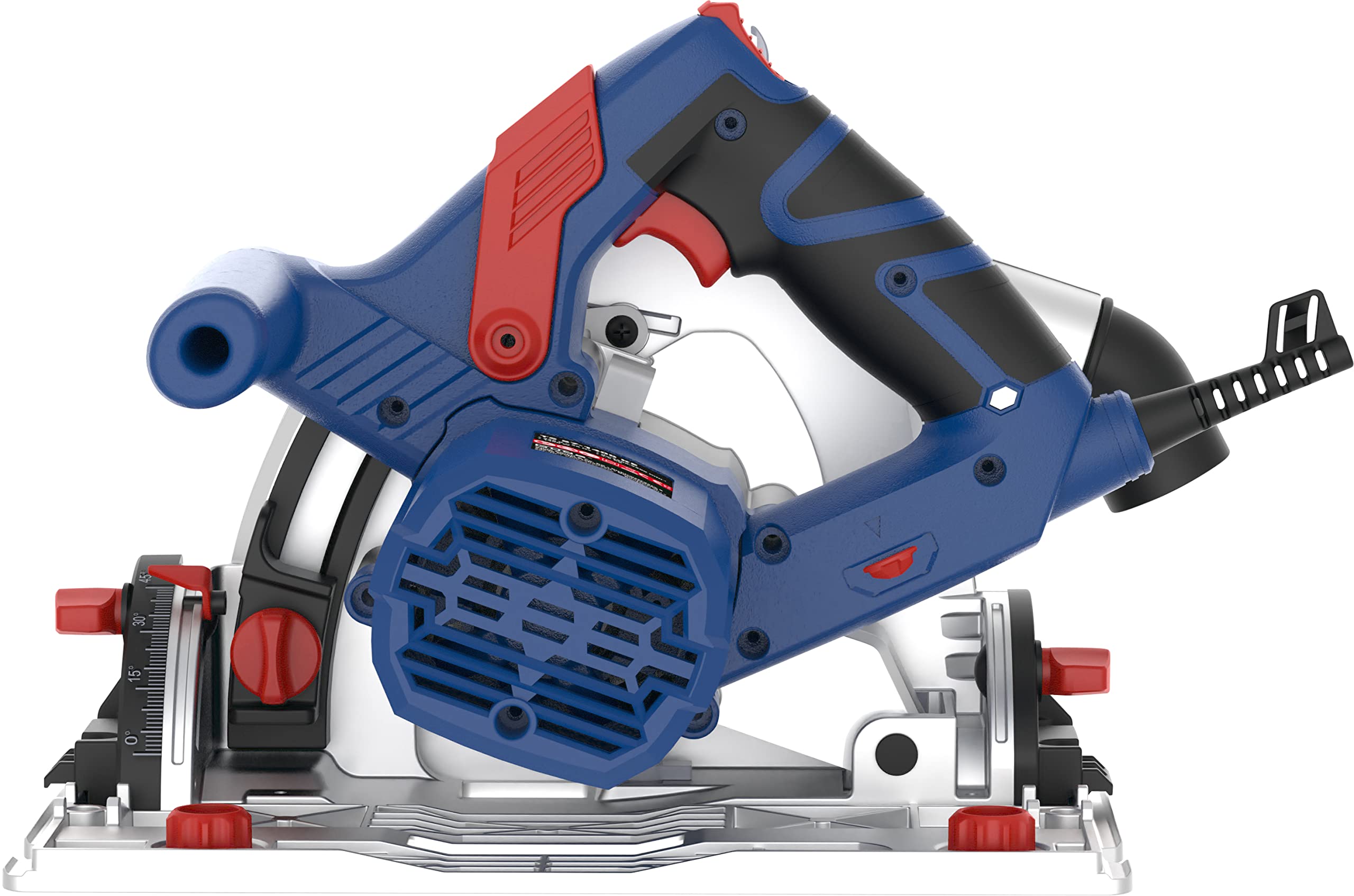 Güde 58232 TS 57-1400 KE - Sega circolare 1400 W, 230 V, colore: Blu/Rosso
