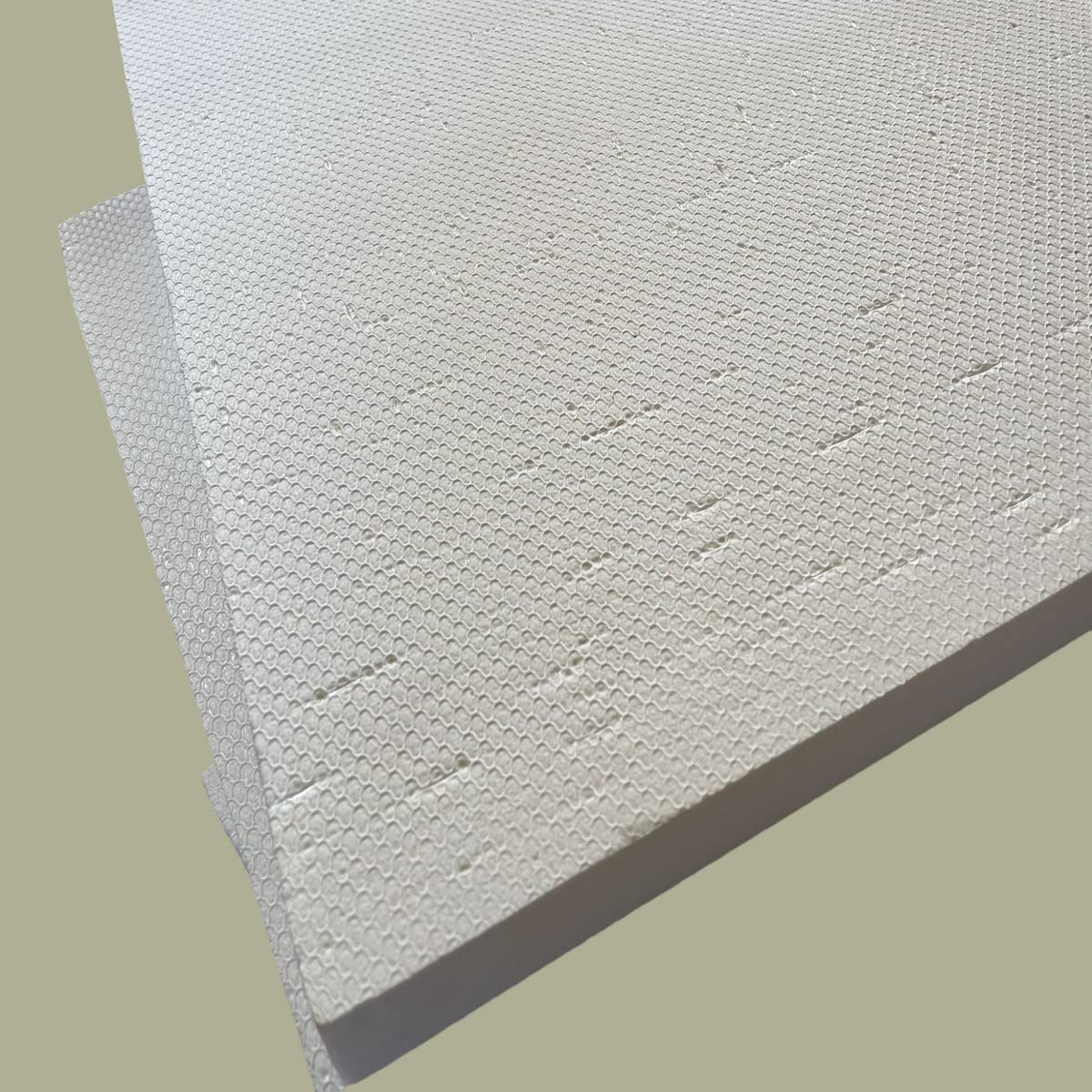Polistirene estruso XPS | Spessore 3cm con Spigoli Dritti Superficie Waferata/Ruvida | Protezione sottofondo Piscina | Pannello Isolante compatto Termico Parete Cappotto Sotto Pavimento (14)