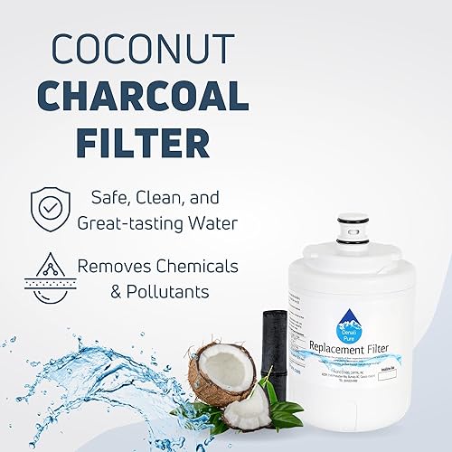 Miniatura 4 de Upstart Battery Paquete de 3 filtros de agua de repuesto para refrigerador MSD2454GRW, compatible con cartucho de filtro de agua Maytag UKF7003